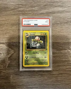 PSA 9 Ivysaur Pokemon Card 30/102 Base Set 1999 Mint Freshly Graded - Image 1