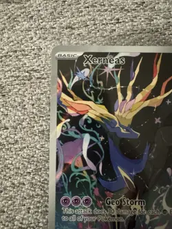 Pokemon TCG Xerneas EX 091/086 Ultra Rare Holo Card Chaos Rising - Image 2