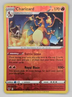 Pokemon TCG Charizard Evoution Line Set Reverse Foil Vivid Voltage (3 Cards) - Image 4