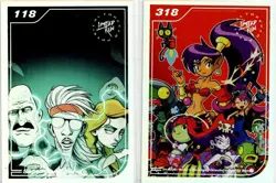 Super Daryl & Shantae Risky's #118 #318 Limited Run Trading Card Silver Mint - Image 1