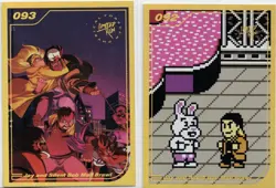Jay and Silent Bob Mall Brawl #092 #093 Gold Limited Run Trading Card Mint - Image 1