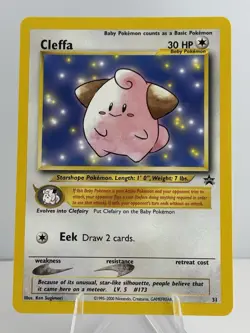 Cleffa 31/53 Wotc Black Star Promo Regular Pokemon NM/LP - Image 1