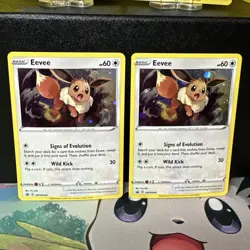 LOT of 4 Eevee SWSH042 NM x3 LP x1 Sun&Moon Black Star Promo Pokemon TCG - Image 3