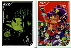 Freedom Finger & Shantae Risky's #200 #318 Limited Run Trading Card Silver Mint - Image 1