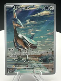 Pokemon Skarmory 209/191 Illustration Rare Full Art Surging Sparks NM - Image 1