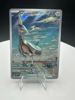 Pokemon Skarmory 209/191 Illustration Rare Full Art Surging Sparks NM - Image 3