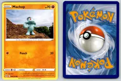 Machop 086/196 Common Lost Origin Pokemon Near Mint - Image 3