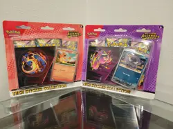 Pokemon TCG Ascended Heroes Tech Sticker Collection- Charmander & Gastly- 2 PACK - Image 1