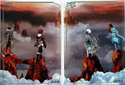 Antiquia Lost Limited Run Games Silver Trading Card #205 #206 New No Creases - Image 1