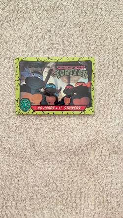 Teenage Mutant Ninja Turtles #1 Trading Card The Epic Begins 1989 New Mint - Image 2