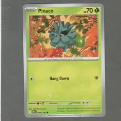 Pineco 004/182 Common Destined Rivals Pokemon Near Mint - Image 1