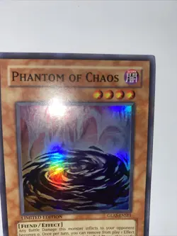 💎Yu-Gi-Oh! TCG Phantom of Chaos GLAS-ENSE1 Limited Super Rare MINT💎 - Image 2
