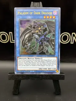 Yugioh Paladin of Dark Dragon DLCS-EN069 1st Edition Ultra Rare Holo - Image 2