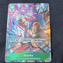 ONE PIECE Shanks (Alternate Art) OP13-028 Super Rare Foil 12000 Carrying on His… - Image 1