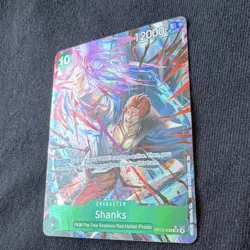ONE PIECE Shanks (Alternate Art) OP13-028 Super Rare Foil 12000 Carrying on His… - Image 2