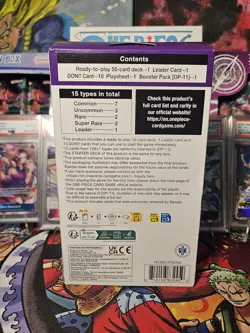 One Piece TCG Monkey.D.Luffy Purple Black Starter Deck: ST26 Sealed - Image 2