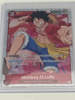 Monkey.D.Luffy OP01-024 - One Piece TCG - SR Near-Mint Super Rare English - Image 1