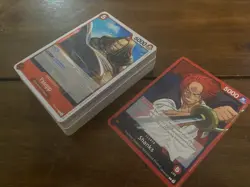 Shanks Red OP12 Complete Deck - One Piece TCG Ready To Play - Image 1