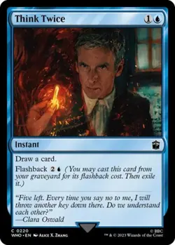 Think Twice - Near Mint MTG Universes Beyond: Doctor Who - Image 1