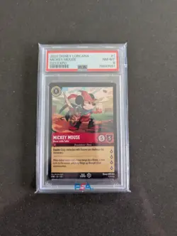 Disney d23 expo 2022 Lorcana Mickey Mouse PSA 8 - Image 1