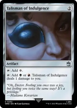 Talisman of Indulgence - Near Mint MTG Universes Beyond: Doctor Who - Image 1