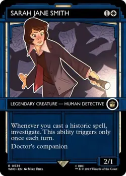 Sarah Jane Smith (Showcase) - Near Mint MTG Universes Beyond: Doctor Who - Image 1