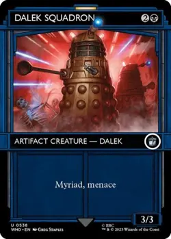 Dalek Squadron (Showcase) - Near Mint MTG Universes Beyond: Doctor Who - Image 1