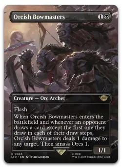 Orcish Bowmasters (Borderless) #433 (NM) Lord of the Rings LTR Magic MTG - Image 1
