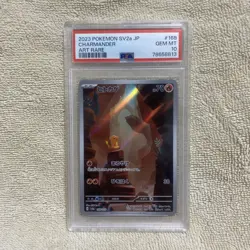 2023 POKEMON JAPANESE SV2A-POKEMON 151 ART RARE #168 CHARMANDER PSA 10 - Image 1