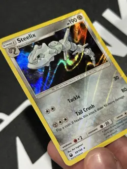 Steelix 89/168 - NM SM Celestial Storm - Pokemon 2018 Holo Bleed - Image 1