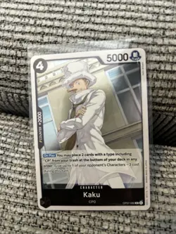 One Piece English 500 Years in the Future #OP07-080 Kaku Rare - Image 1