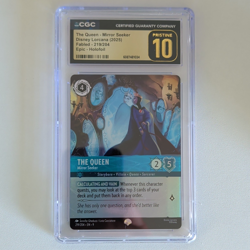 CGC Pristine 10 Lorcana The Queen - Mirror Seeker Epic Holo 219/204 2025 - Image 1