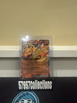 Pokemon TCG Charizard Ex-161 Scarlet & Violet Promo-Holo Card M/Nm Condition - Image 1