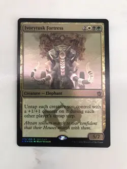 Ivorytusk Fortress Foil Intro Pack Promo MTG Magic Gathering Card NM Mint KTK - Image 1