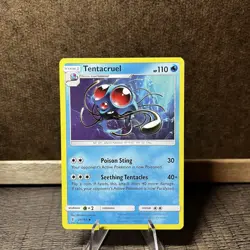 Tentacruel 24/145 Uncommon Guardians Rising Sun & Moon Pokemon Card 2017 - Image 1