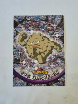 Graveler #75 Topps Blue Logo Trading Cards Series 1 Pokemon Non-Holo Near Mint - Image 1
