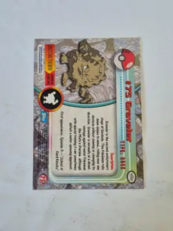 Graveler #75 Topps Blue Logo Trading Cards Series 1 Pokemon Non-Holo Near Mint - Image 2