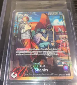 Shanks (2025 PSA Magazine Promo) OP09-001 One Piece Promotion Cards Foil - Image 1