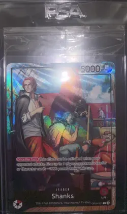 Shanks (2025 PSA Magazine Promo) OP09-001 One Piece Promotion Cards Foil - Image 4