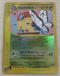 Pokemon Card Butterfree (38) Reverse Holo Expedition 038/165 - Image 3