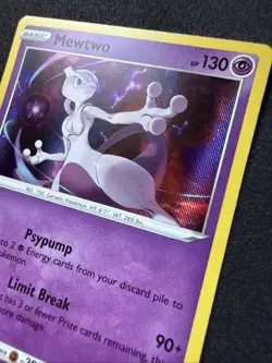 2023 Sword & Shield - Crown Zenith Mewtwo #59 Holo Rare Pokemon Card - Image 2