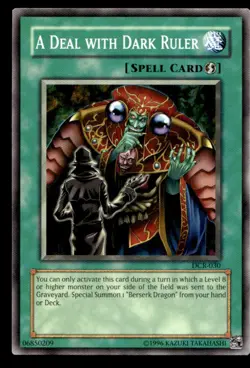 A Deal with Dark Ruler Dark Crisis DCR-030 MP YuGiOh TCG | Buy 10 Get 10 Free - Image 1