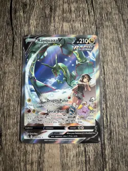 Pokemon TCG Rayquaza v Alternate Art Evolving Skies Card 194/203 Mint Condition - Image 3