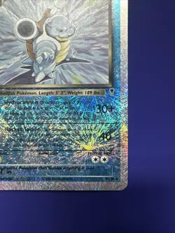 Pokemon TCG Dark Blastoise Reverse Holo Rare Card 4/110 Legendary Collection - Image 3