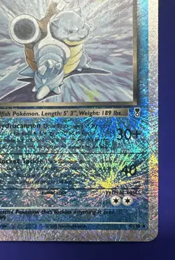 Pokemon TCG Dark Blastoise Reverse Holo Rare Card 4/110 Legendary Collection - Image 4