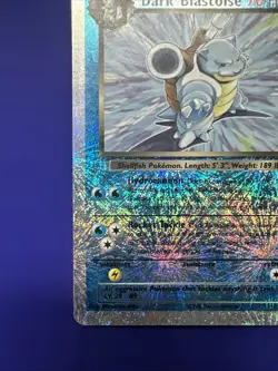 Pokemon TCG Dark Blastoise Reverse Holo Rare Card 4/110 Legendary Collection - Image 5