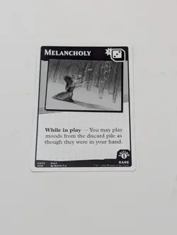 MTG Secret Lair Mood Swings - Melancholy - Rare - Card # 0069 - 1st Edition - Image 1