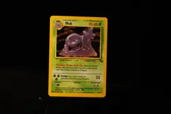 Pokemon TCG Muk Holo Rare Card 13/62 Fossil Set 1999 WOTC LP - Image 1