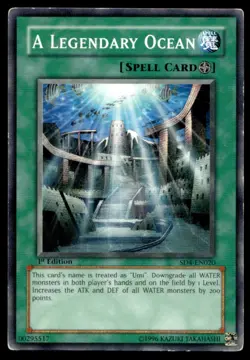 A Legendary Ocean Structure Deck: Fury from the Deep SD4-EN020 MP YuGiOh TCG | B - Image 1