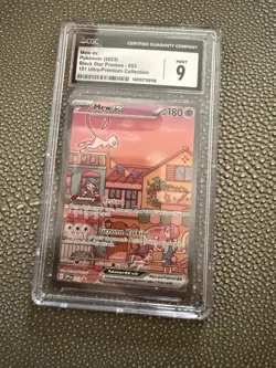 Mew ex 053 Sv: Scarlet & Violet Promo Cards Holo CGC 9 - Image 1